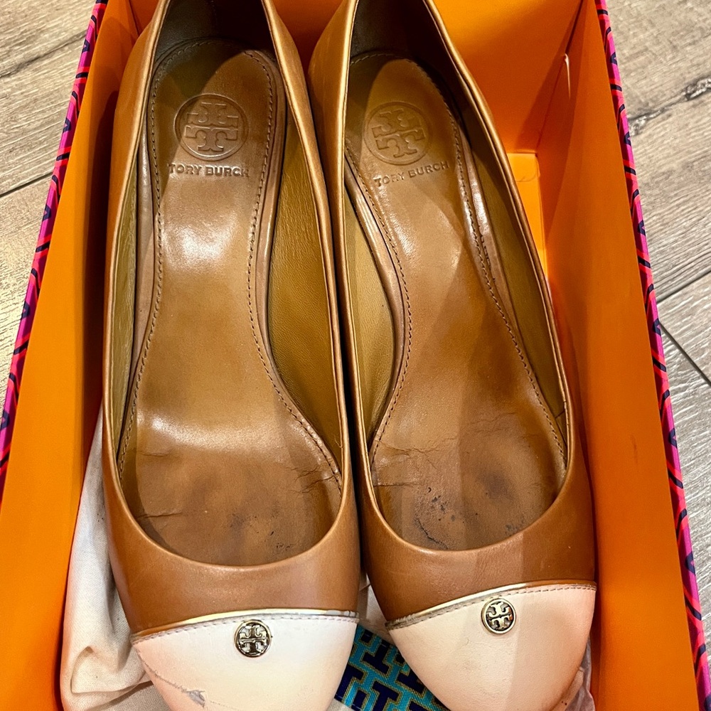 Tory Burch Pink and Black Geometric Box